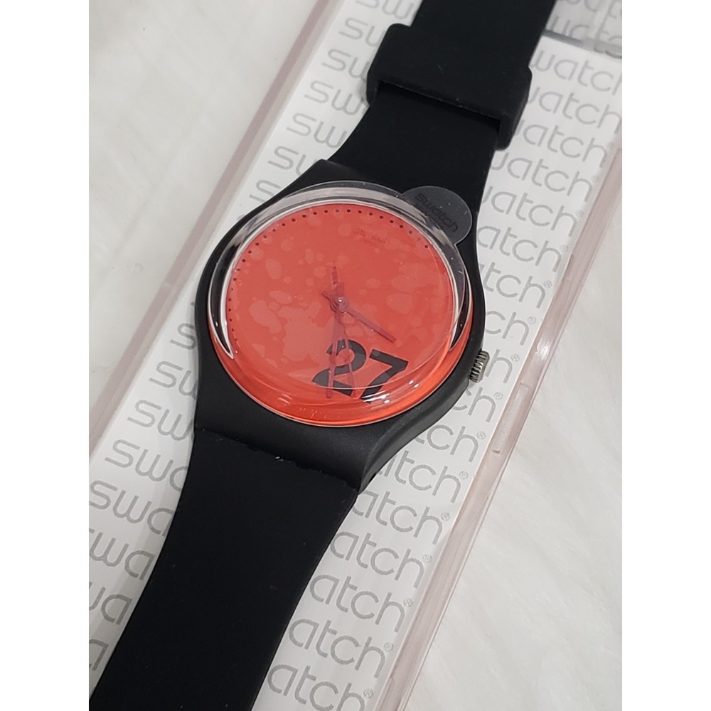 NEW SWATCH GENERATION 27 GB276 33MM BLACK WATCH #27